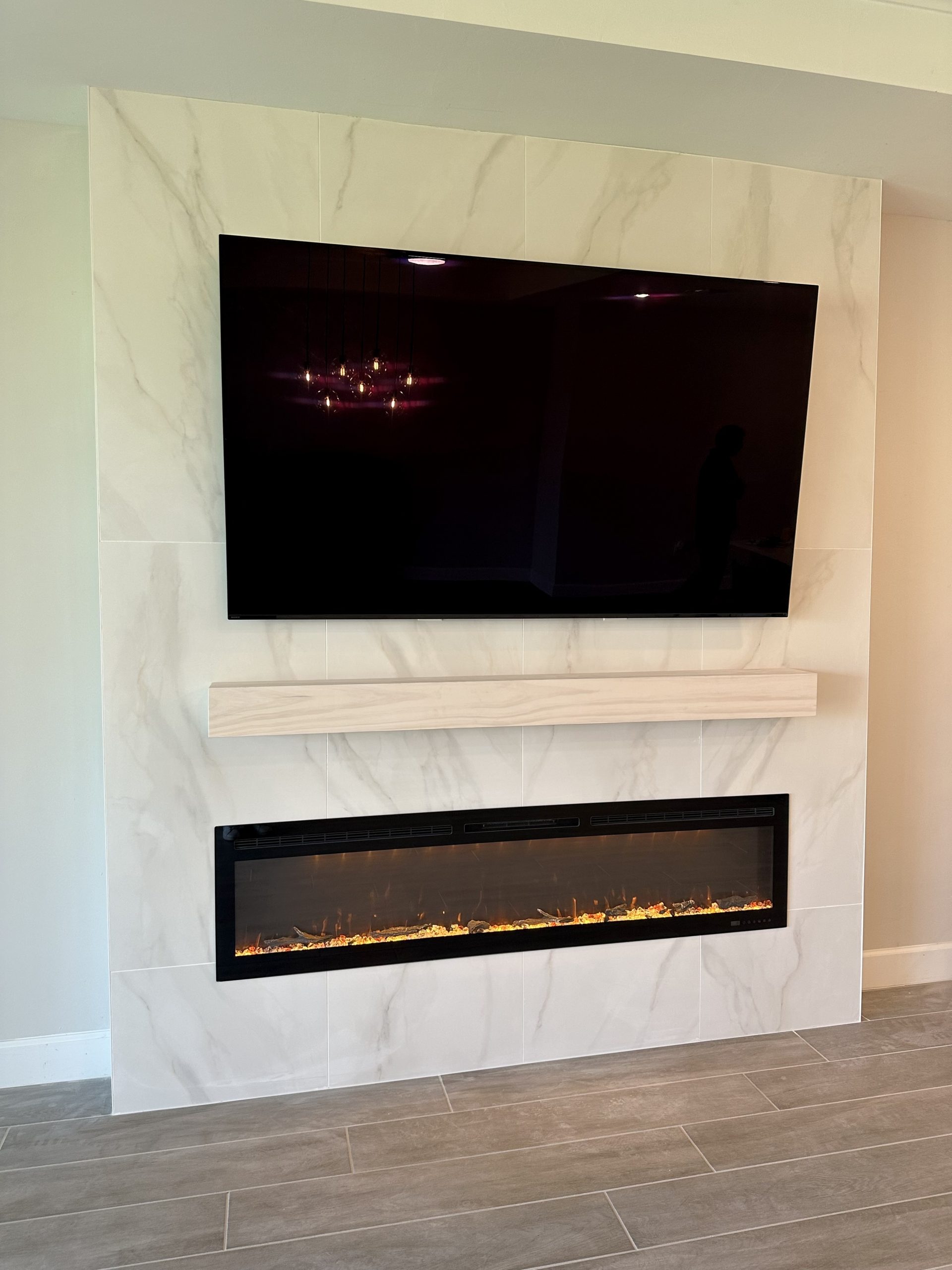 Contemporary Fireplace Remodel