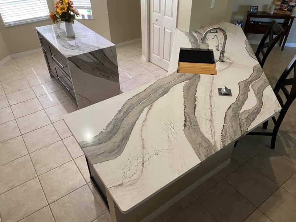 Marble Countertop Kitchen Makeover
